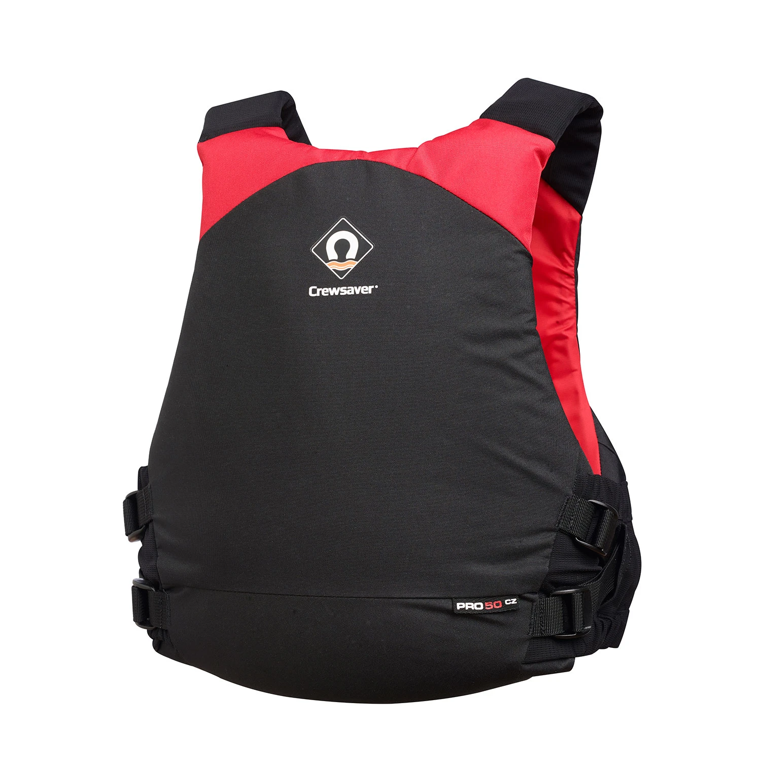 Crewsaver Junior CZ Chest Side Zip Buoyancy Aid - Black/Red - Image 2