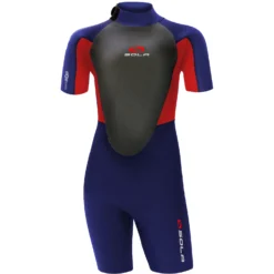 Sola Junior Storm 3/2mm Shorty Wetsuit - Red Ranger