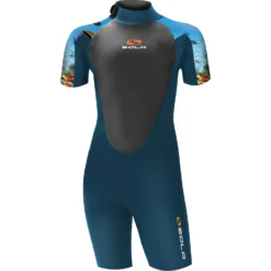 Sola Girls Storm 3/2mm Shorty Wetsuit - Reef