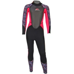 Sola Junior Storm 3/2mm Fullsuit Wetsuit - Pink Berry