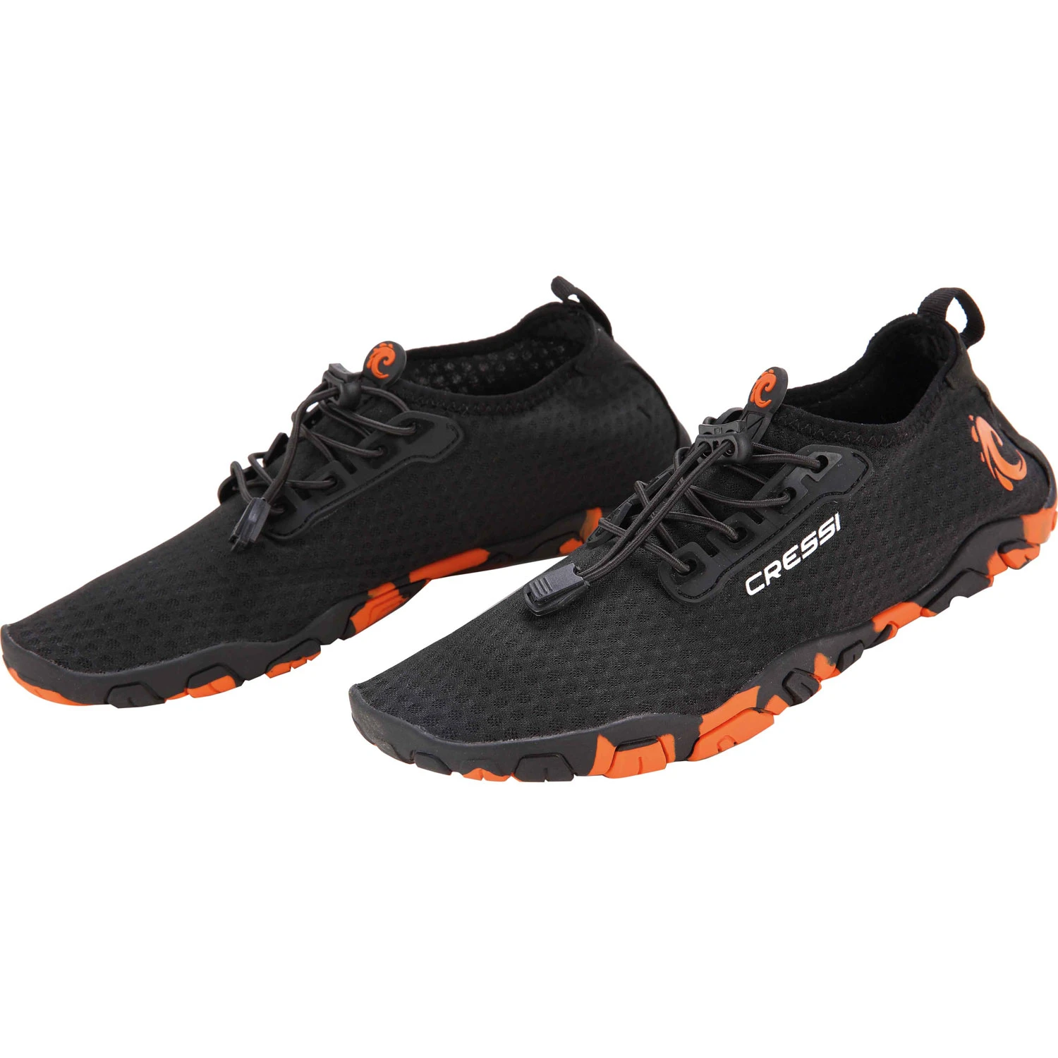 Cressi Molokai Aqua Beach Shoes - Black/Orange