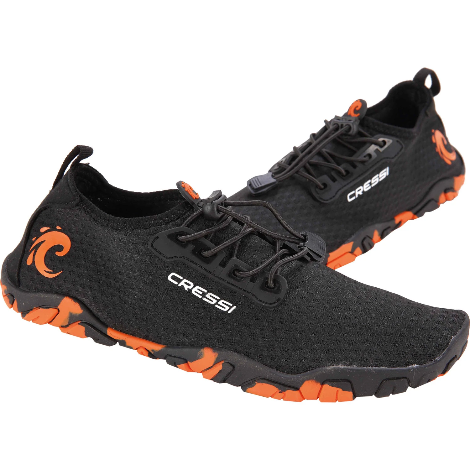 Cressi Molokai Aqua Beach Shoes - Black/Orange - Image 4
