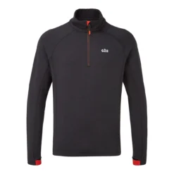 Gill OS Thermal Zip Neck Neck Top - Graphite
