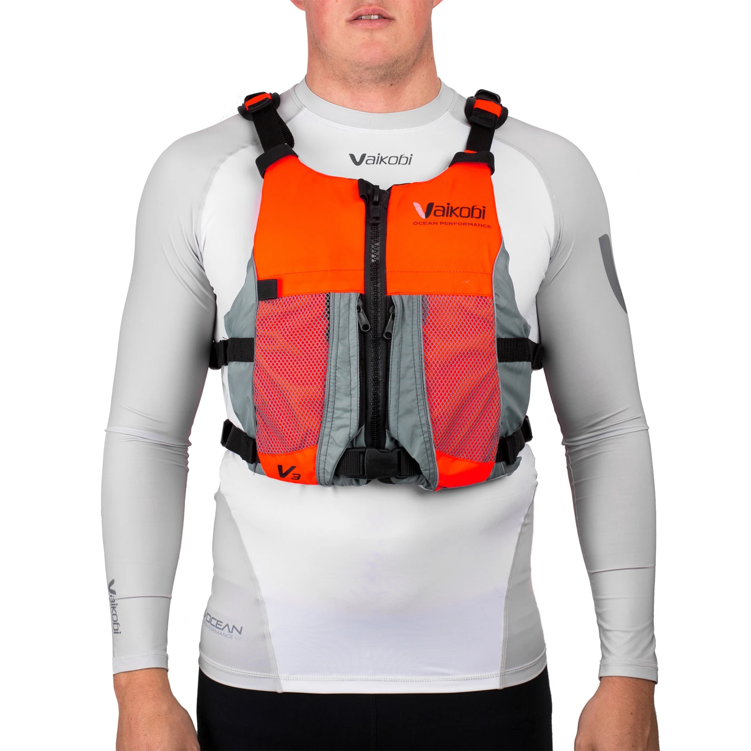 Vaikobi V3 Ocean Racing PFD - Flouro Orange