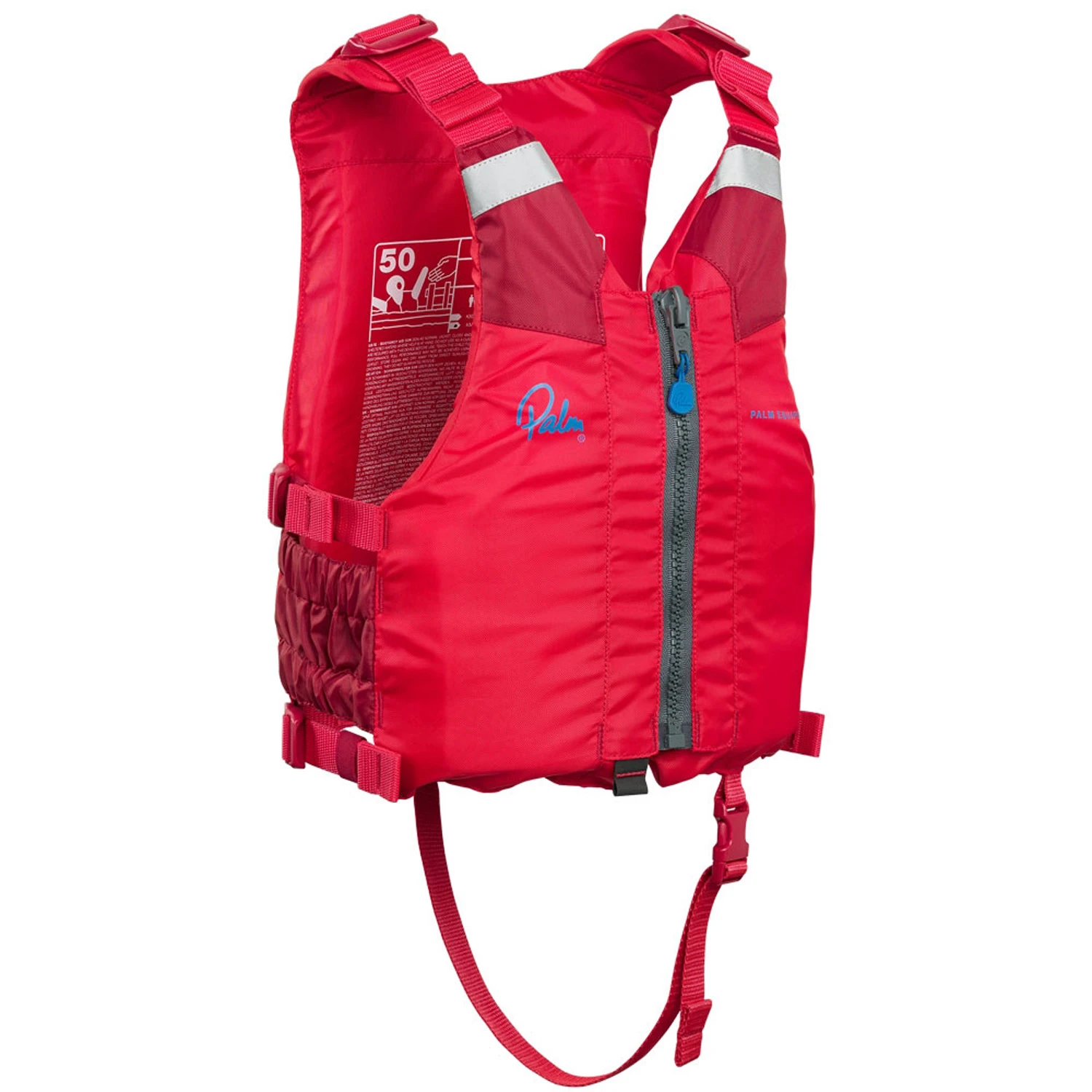 Palm Universal Kids PFD Zip-Up Buoyancy Aid - Red