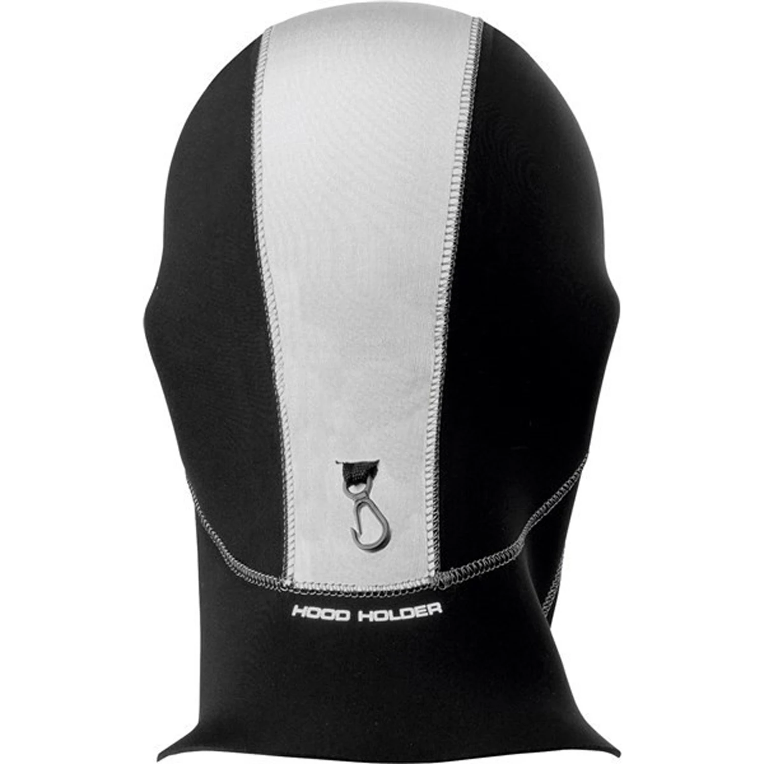 Cressi Womens 5mm Wetsuit Hood - Black/Silver - Image 2
