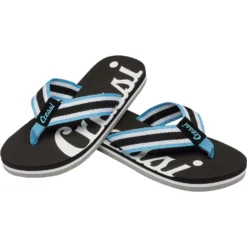 Cressi Portofino Flip Flops - Black/Light Blue