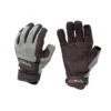 Gul Summer Three Finger Sailing Gloves - Black/Charcoal