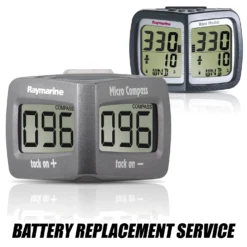 Raymarine Micro Compass & Race Master (TackTick) Battery Replacement Service