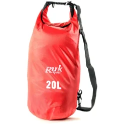 RUK Sport 20L Dry Bags With Strap - Red