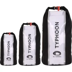 Typhoon Mersea Roll Top Dry Bags - Black/Transparent