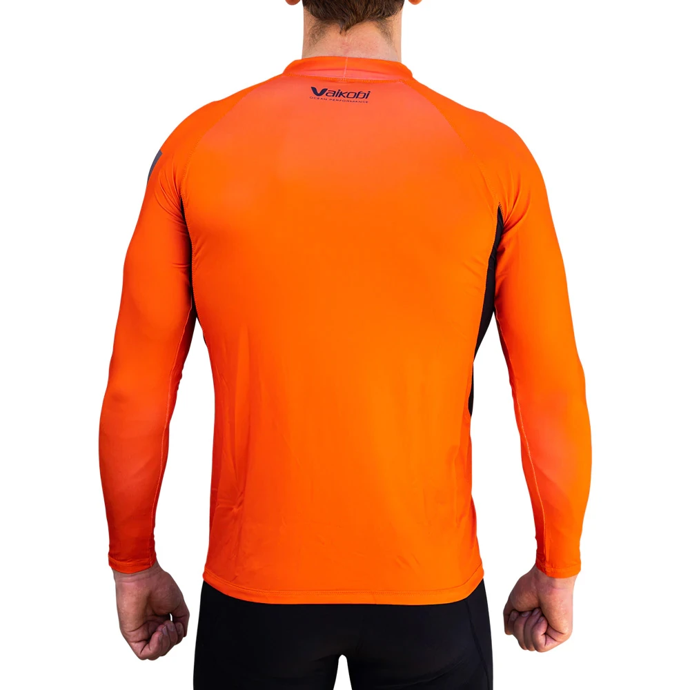 Vaikobi Junior Spandex Long Sleeve UV50+ Rashvest - Orange - Image 3