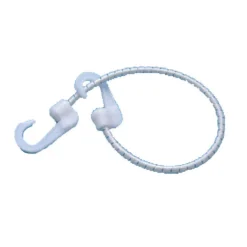 Bainbridge Shockcord & Nylon Hooks - 50cm X 8mm Dia.