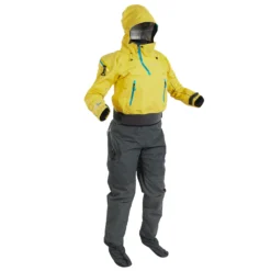 Palm Womens Bora Drysuit - Yellow/Jet Grey